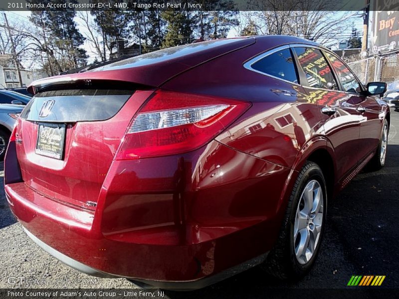 Tango Red Pearl / Ivory 2011 Honda Accord Crosstour EX-L 4WD