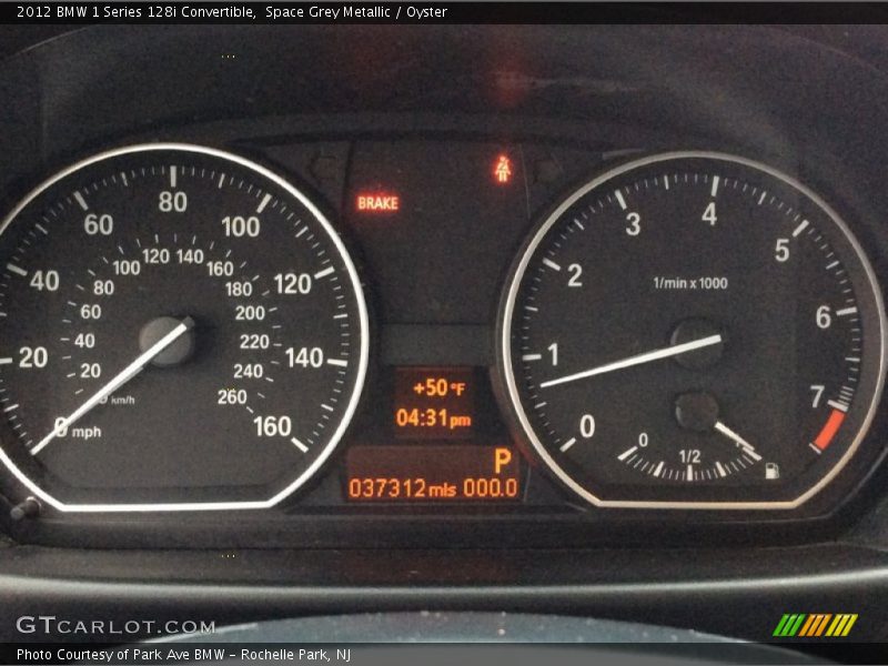  2012 1 Series 128i Convertible 128i Convertible Gauges