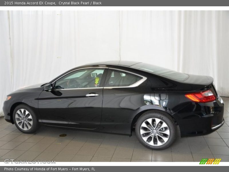 Crystal Black Pearl / Black 2015 Honda Accord EX Coupe