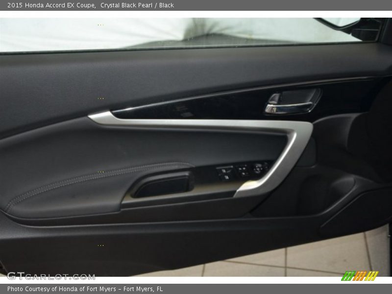Crystal Black Pearl / Black 2015 Honda Accord EX Coupe