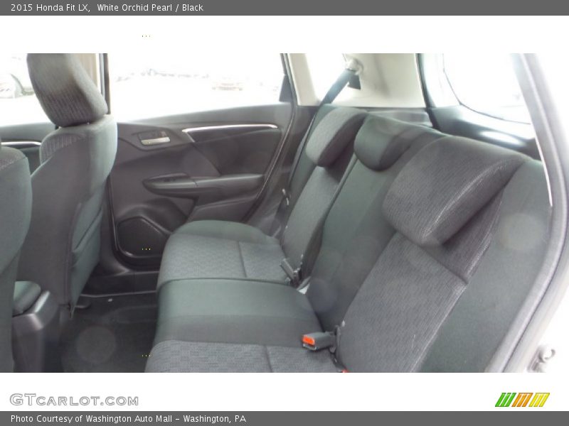 White Orchid Pearl / Black 2015 Honda Fit LX