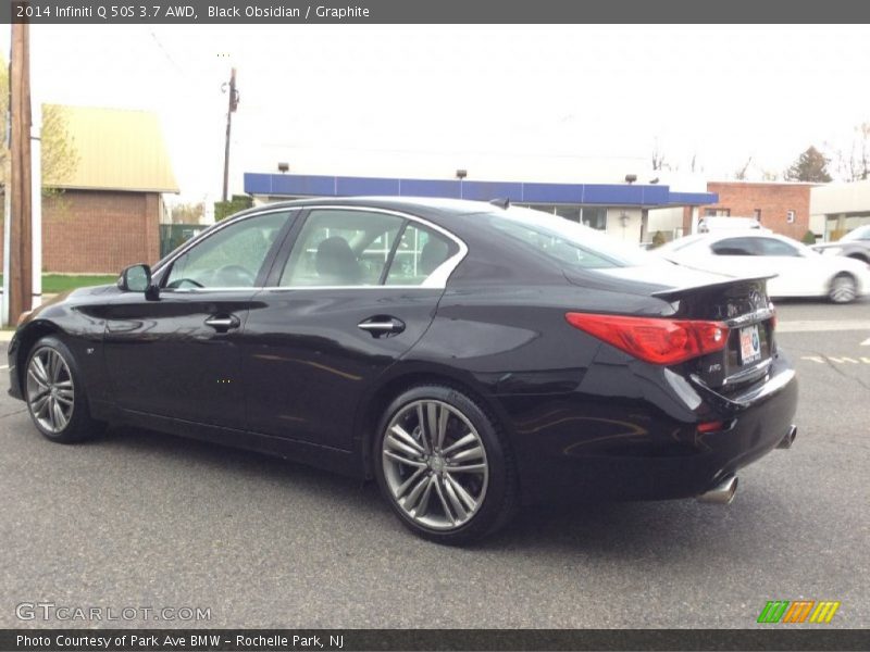 Black Obsidian / Graphite 2014 Infiniti Q 50S 3.7 AWD