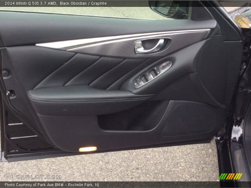 Black Obsidian / Graphite 2014 Infiniti Q 50S 3.7 AWD