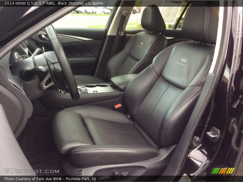 Black Obsidian / Graphite 2014 Infiniti Q 50S 3.7 AWD