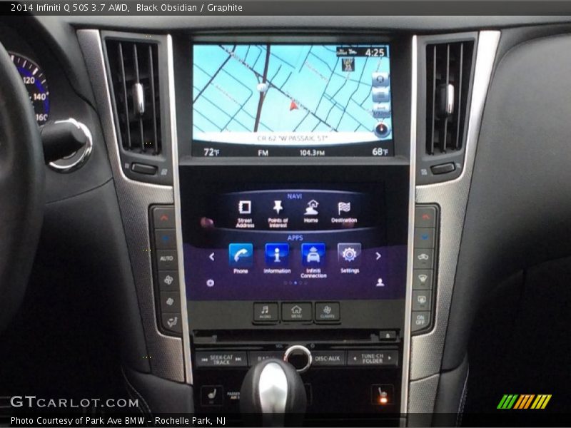 Black Obsidian / Graphite 2014 Infiniti Q 50S 3.7 AWD