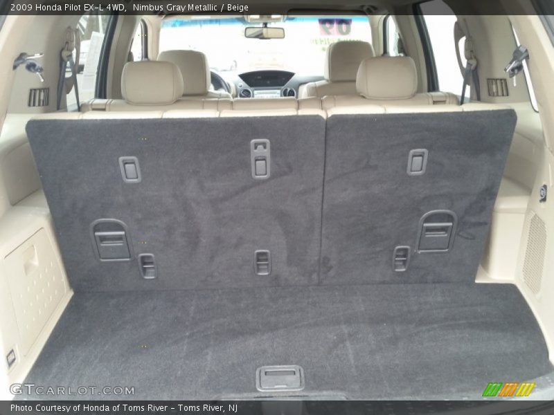 Nimbus Gray Metallic / Beige 2009 Honda Pilot EX-L 4WD