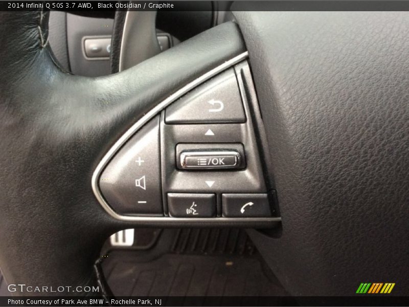Black Obsidian / Graphite 2014 Infiniti Q 50S 3.7 AWD
