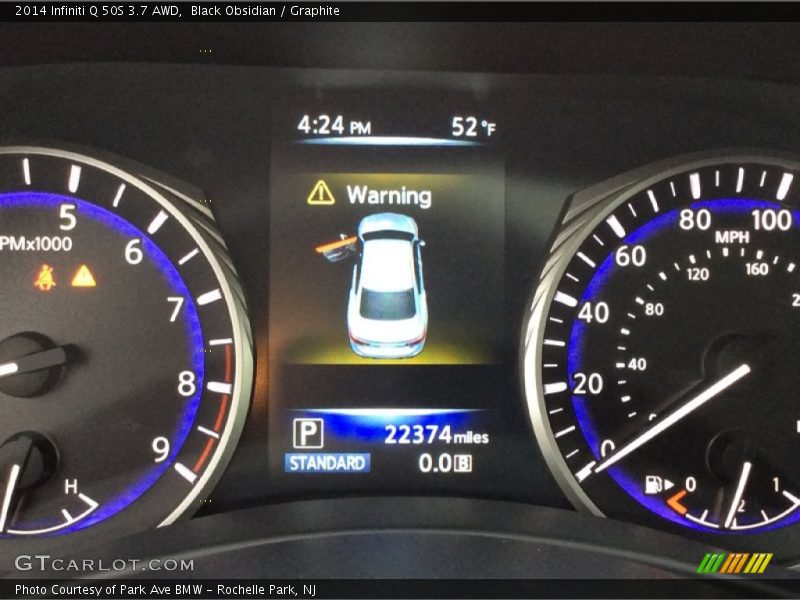 Black Obsidian / Graphite 2014 Infiniti Q 50S 3.7 AWD