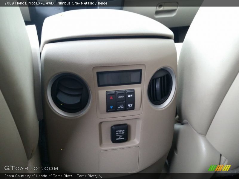 Nimbus Gray Metallic / Beige 2009 Honda Pilot EX-L 4WD