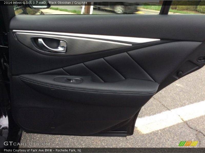Black Obsidian / Graphite 2014 Infiniti Q 50S 3.7 AWD