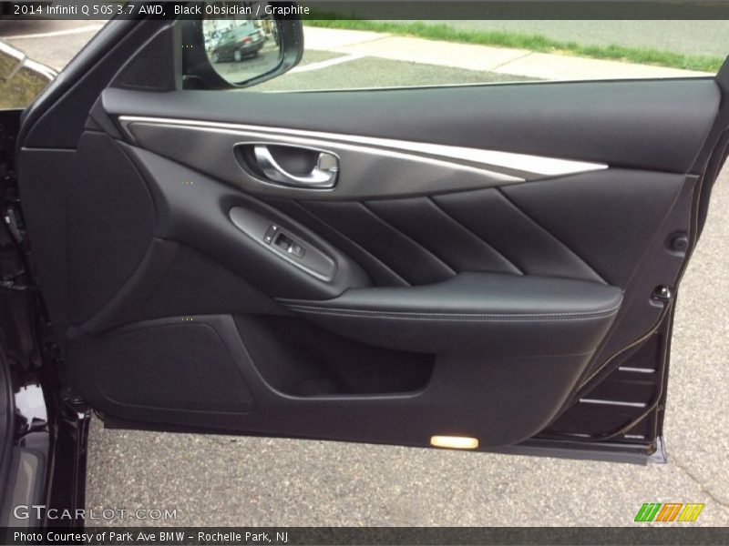 Black Obsidian / Graphite 2014 Infiniti Q 50S 3.7 AWD