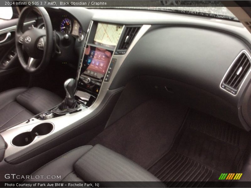 Black Obsidian / Graphite 2014 Infiniti Q 50S 3.7 AWD