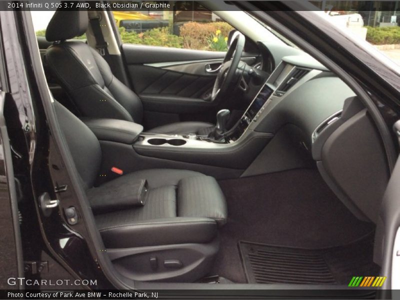 Black Obsidian / Graphite 2014 Infiniti Q 50S 3.7 AWD