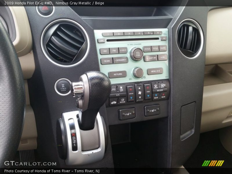 Nimbus Gray Metallic / Beige 2009 Honda Pilot EX-L 4WD