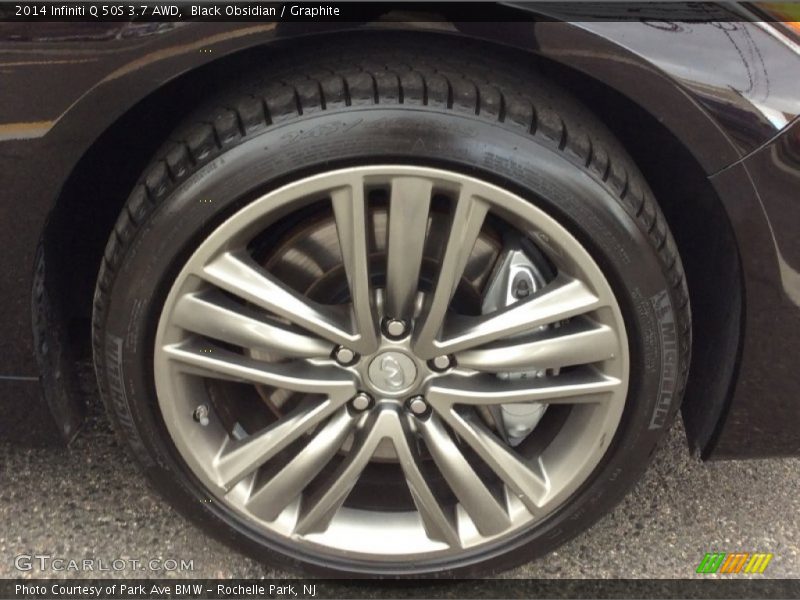 Black Obsidian / Graphite 2014 Infiniti Q 50S 3.7 AWD