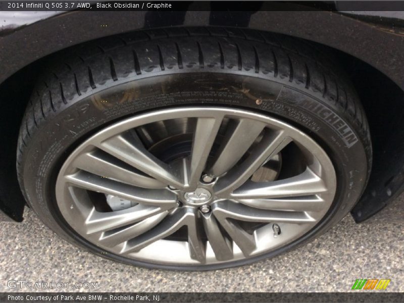 Black Obsidian / Graphite 2014 Infiniti Q 50S 3.7 AWD