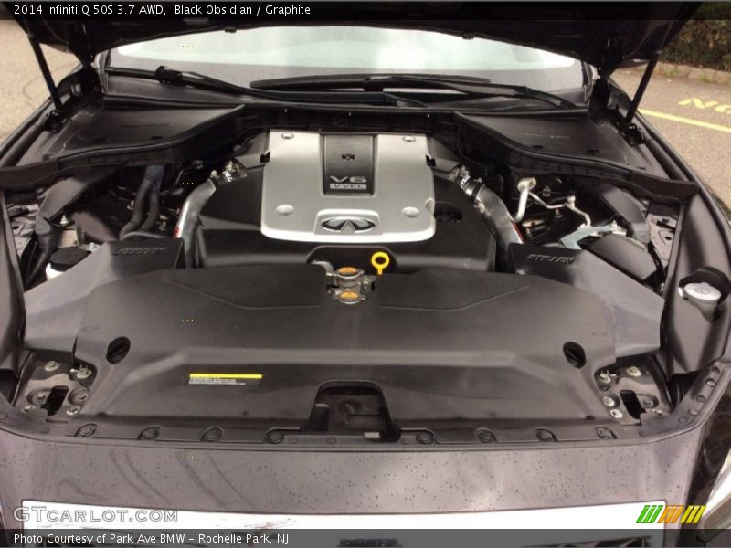 Black Obsidian / Graphite 2014 Infiniti Q 50S 3.7 AWD