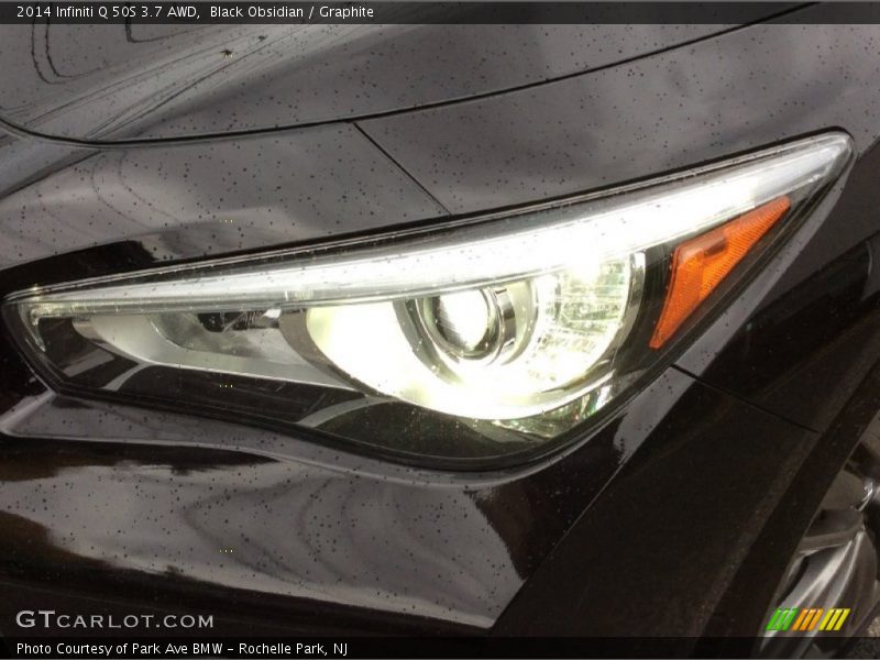 Black Obsidian / Graphite 2014 Infiniti Q 50S 3.7 AWD