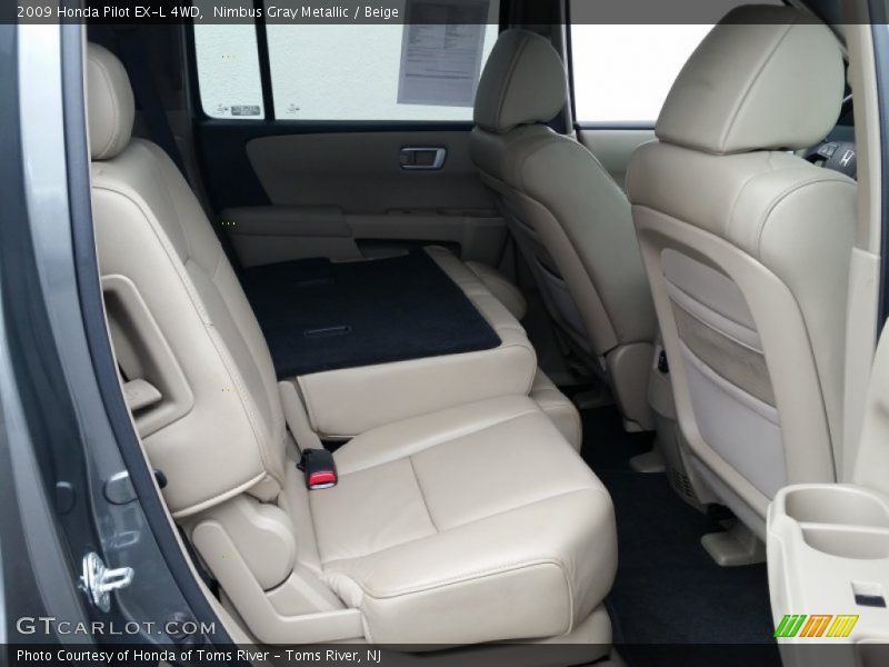 Nimbus Gray Metallic / Beige 2009 Honda Pilot EX-L 4WD