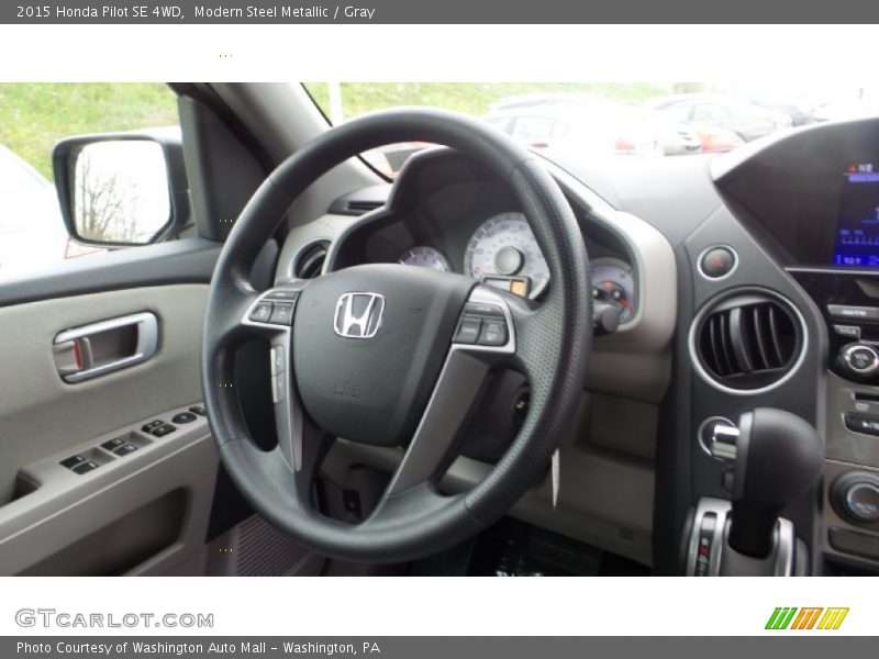 Modern Steel Metallic / Gray 2015 Honda Pilot SE 4WD