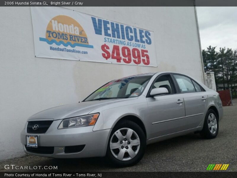 Bright Silver / Gray 2006 Hyundai Sonata GL