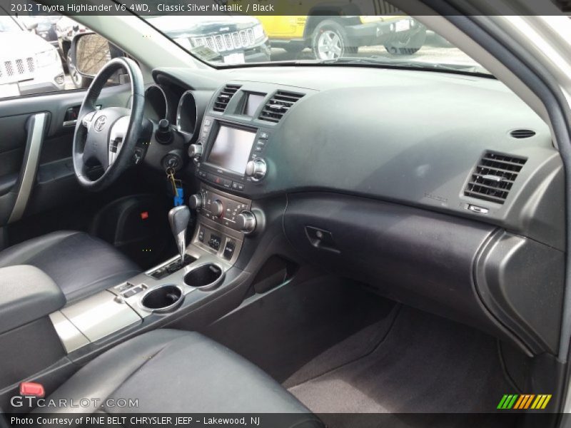 Classic Silver Metallic / Black 2012 Toyota Highlander V6 4WD