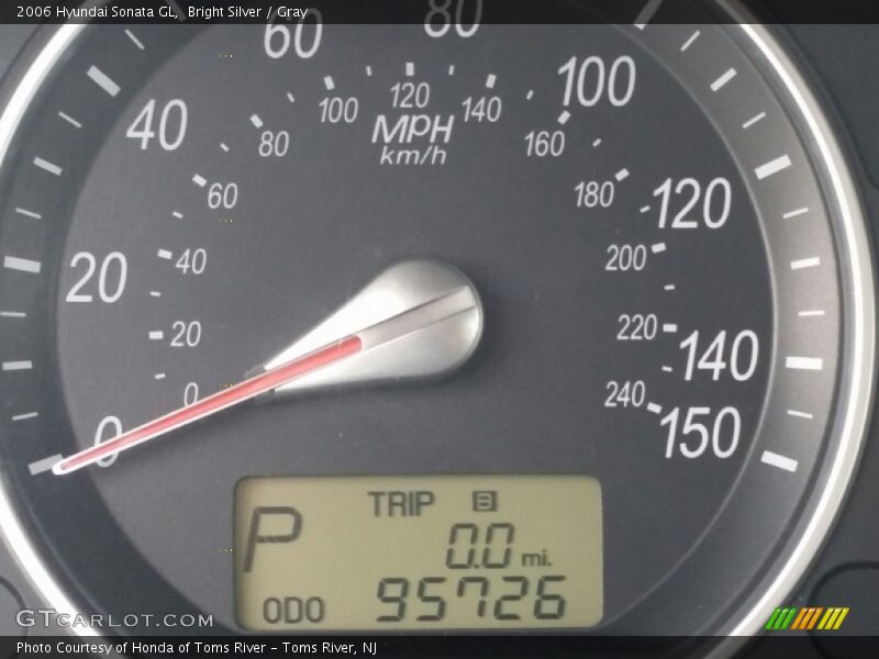 Bright Silver / Gray 2006 Hyundai Sonata GL