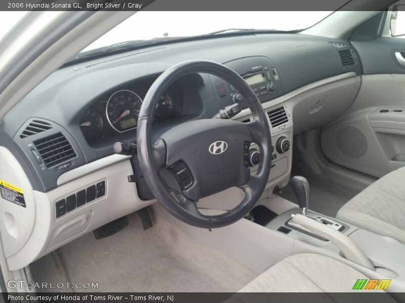 Bright Silver / Gray 2006 Hyundai Sonata GL