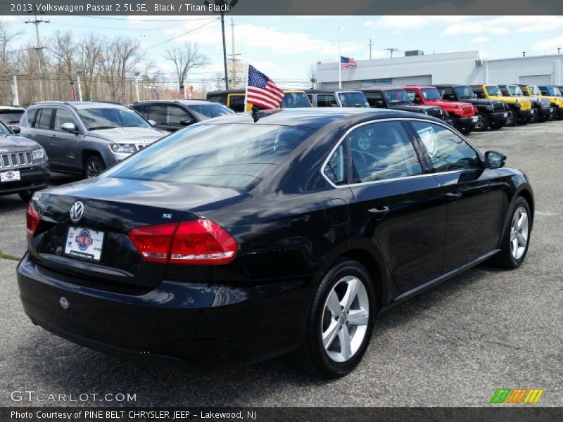 Black / Titan Black 2013 Volkswagen Passat 2.5L SE