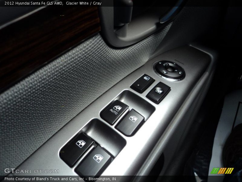 Glacier White / Gray 2012 Hyundai Santa Fe GLS AWD