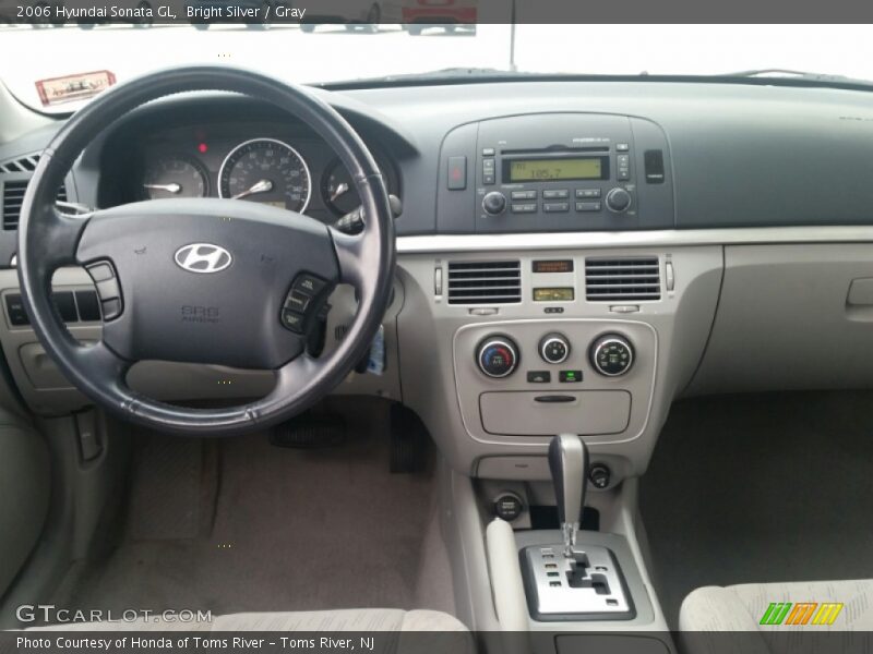 Bright Silver / Gray 2006 Hyundai Sonata GL
