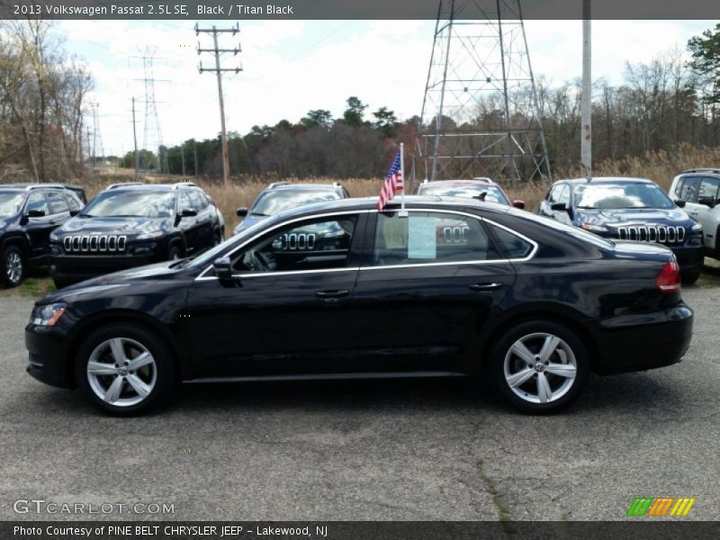 Black / Titan Black 2013 Volkswagen Passat 2.5L SE