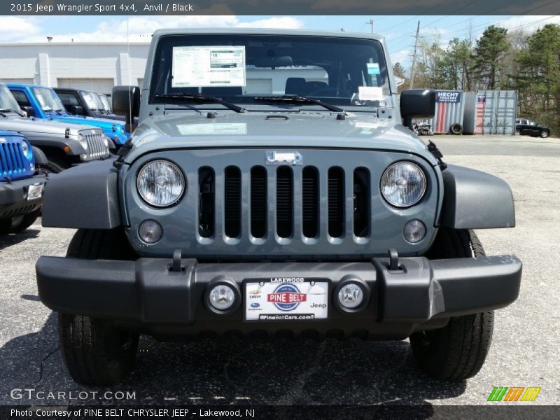 Anvil / Black 2015 Jeep Wrangler Sport 4x4
