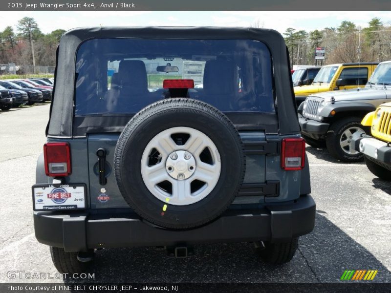 Anvil / Black 2015 Jeep Wrangler Sport 4x4