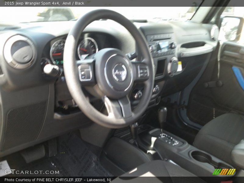 Anvil / Black 2015 Jeep Wrangler Sport 4x4