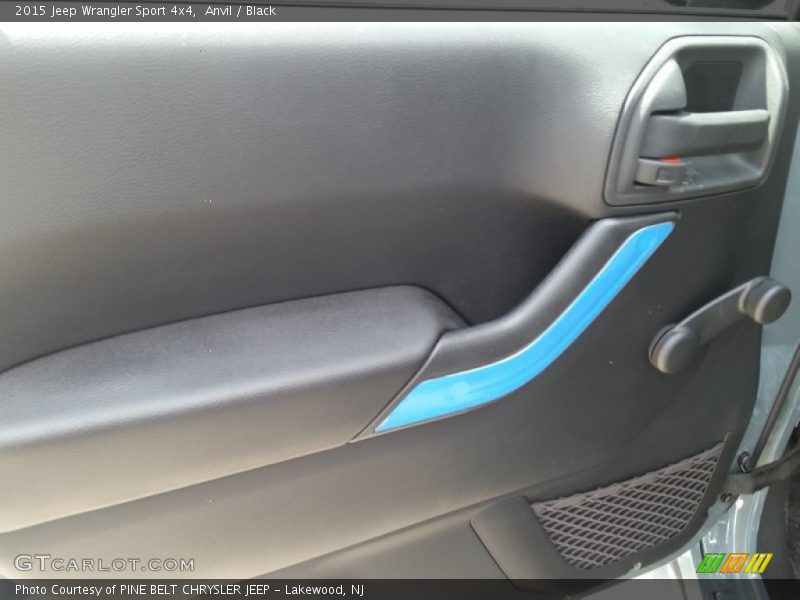 Anvil / Black 2015 Jeep Wrangler Sport 4x4