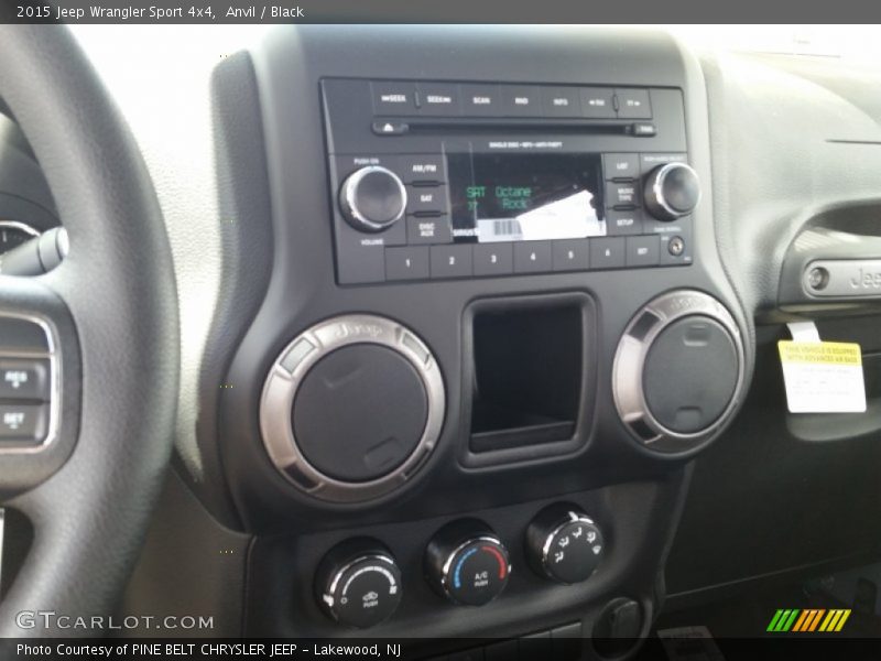 Anvil / Black 2015 Jeep Wrangler Sport 4x4