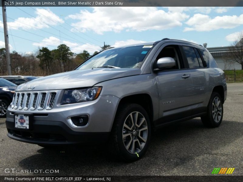 Billet Silver Metallic / Dark Slate Gray 2015 Jeep Compass Limited