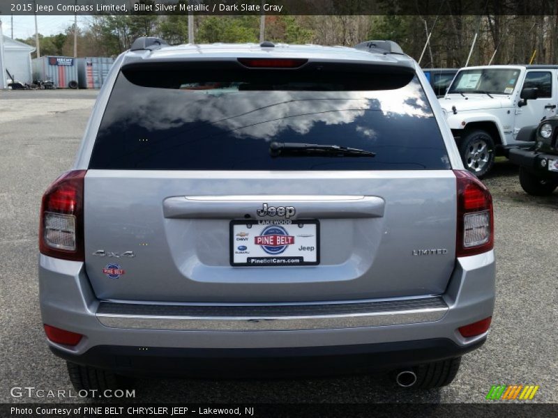 Billet Silver Metallic / Dark Slate Gray 2015 Jeep Compass Limited
