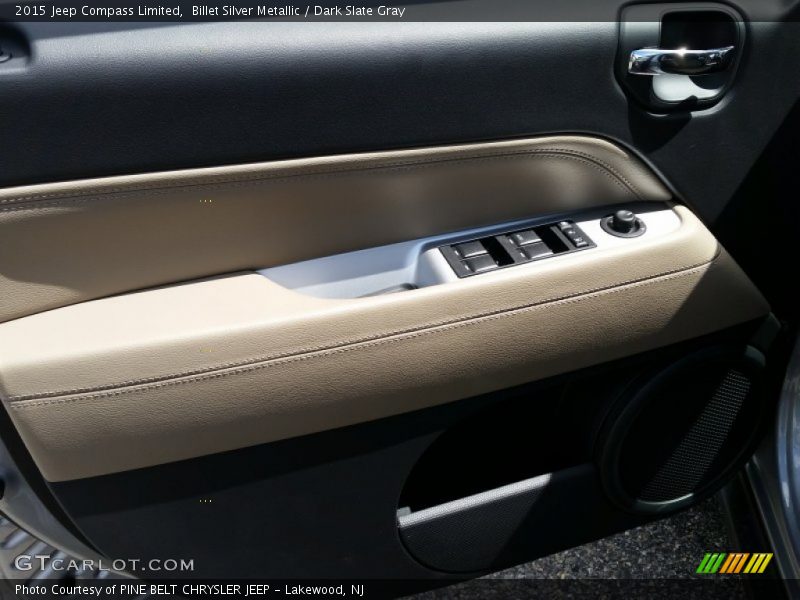 Billet Silver Metallic / Dark Slate Gray 2015 Jeep Compass Limited