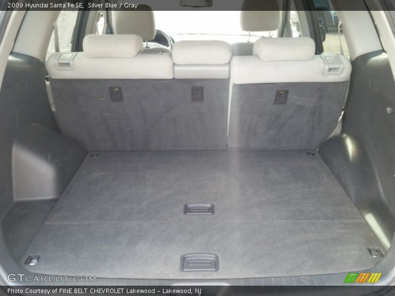 Silver Blue / Gray 2009 Hyundai Santa Fe SE