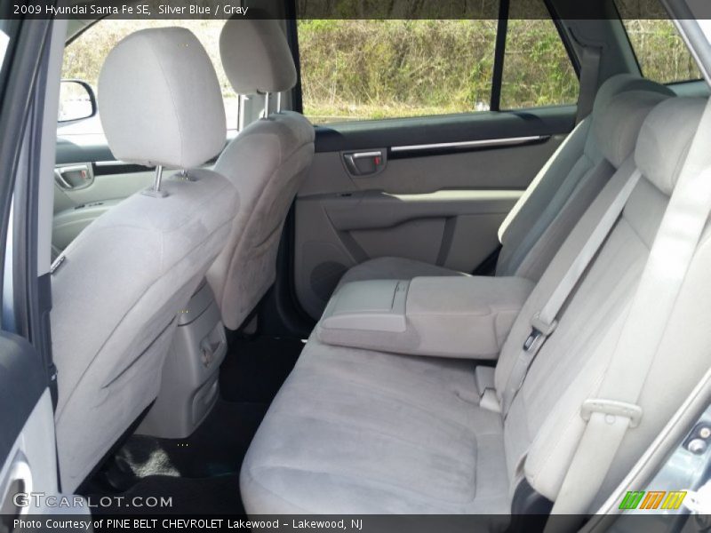 Silver Blue / Gray 2009 Hyundai Santa Fe SE