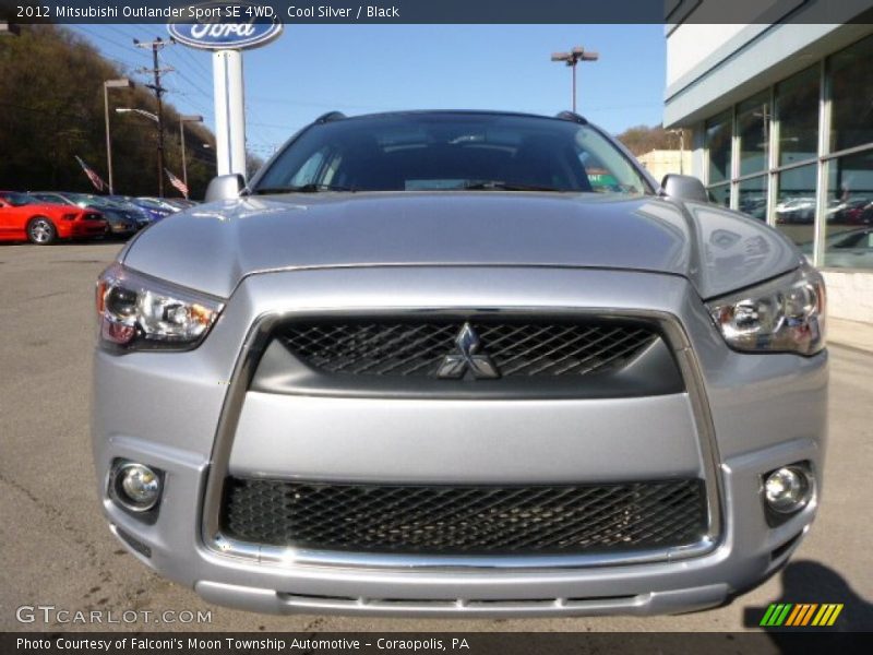 Cool Silver / Black 2012 Mitsubishi Outlander Sport SE 4WD