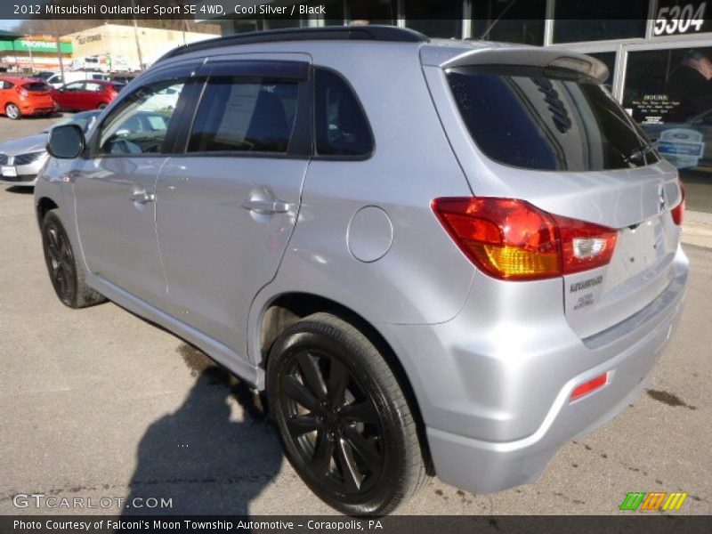Cool Silver / Black 2012 Mitsubishi Outlander Sport SE 4WD