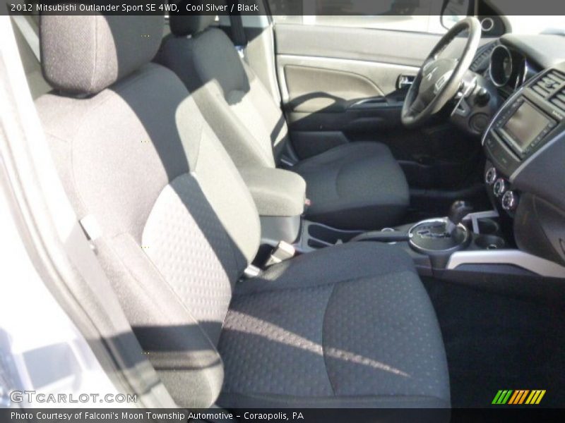 Cool Silver / Black 2012 Mitsubishi Outlander Sport SE 4WD