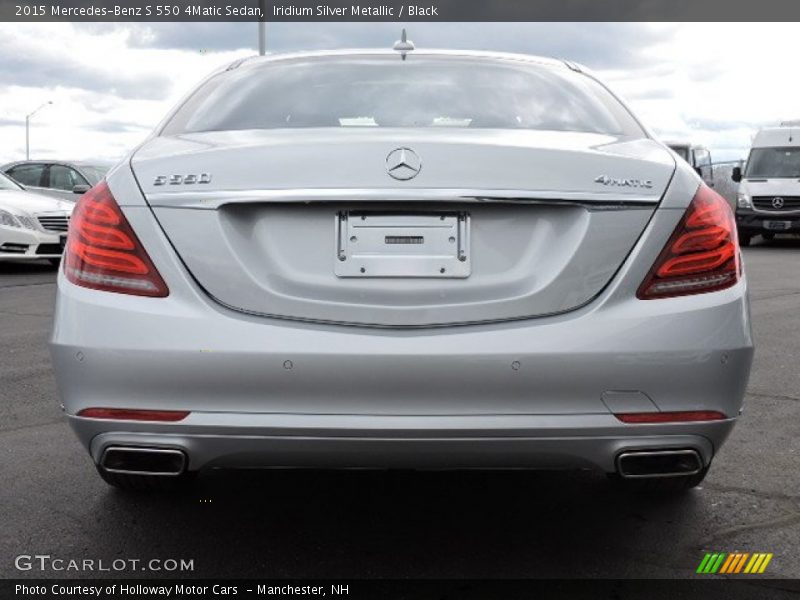 Iridium Silver Metallic / Black 2015 Mercedes-Benz S 550 4Matic Sedan