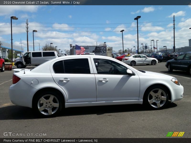 Summit White / Gray 2010 Chevrolet Cobalt LT Sedan