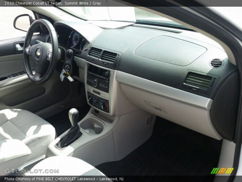 Summit White / Gray 2010 Chevrolet Cobalt LT Sedan
