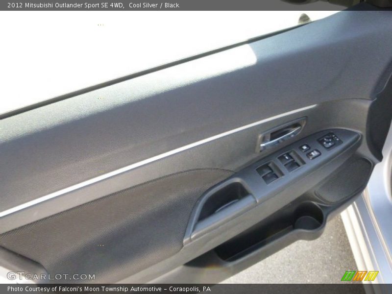 Cool Silver / Black 2012 Mitsubishi Outlander Sport SE 4WD