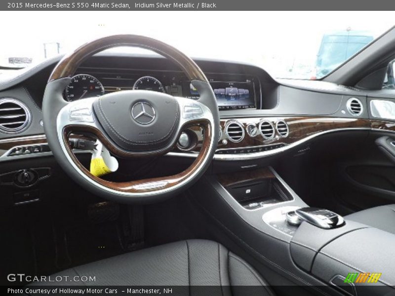 Iridium Silver Metallic / Black 2015 Mercedes-Benz S 550 4Matic Sedan